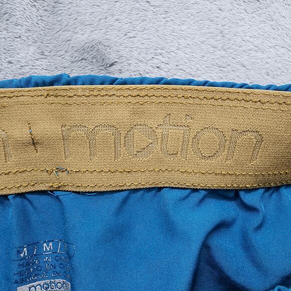 Motion Shorts Mens M Blue Stretch Guide Pro Ripstop Zip Pockets Lightweight - Picture 4 of 12